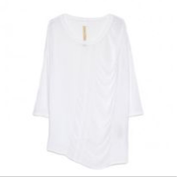 Raquel Allegra Short Sleeve Basic Tee Optic White - Picture 3 of 8